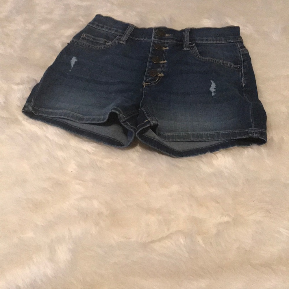 Jean shorts with top
